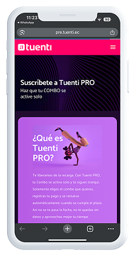 Ingresa en Tuenti PRO